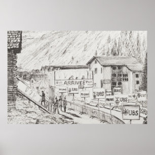 Pôster Sierre to Zinal Mountain Race The Finish 2009