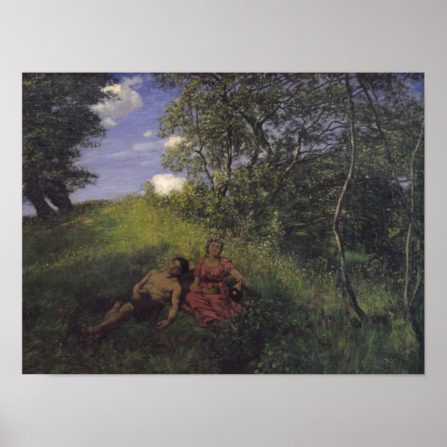 Poster Siesta, 1889 (Frente)