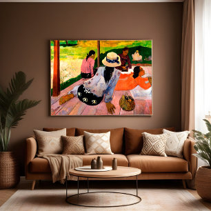 Poster Siesta de Paul Gauguin