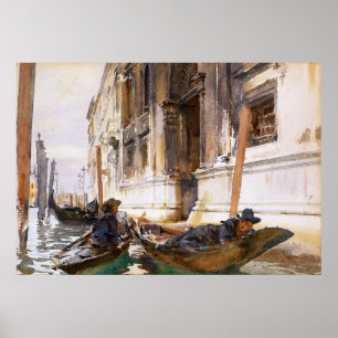 Poster Siesta dos Gondoliers' por John Singer Sargent