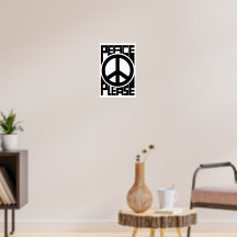 Siga a Paz Letra Preta