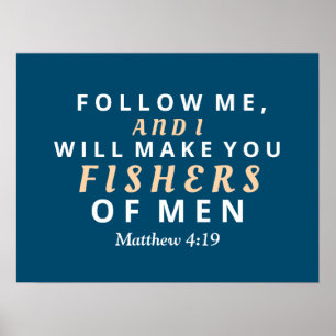 Poster Siga-me e eu vou fazer-vos Fishers of Men