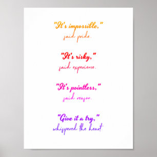 Poster Siga o seu coração