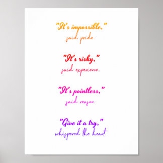 Poster Siga o seu coração