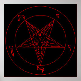 Poster Sigil do Baphomet