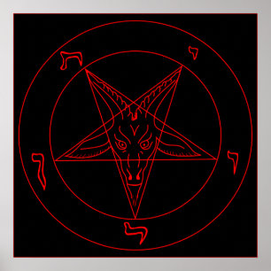 Poster Sigil do Baphomet
