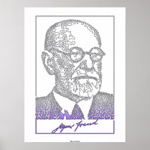 Pôster Sigmund Freud. Neurologista austríaco [008]