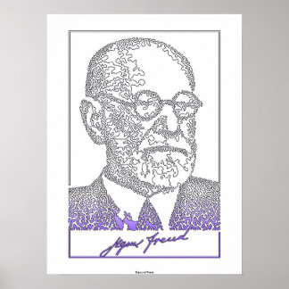 Pôster Sigmund Freud. Neurologista austríaco [008]