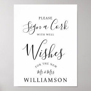 Poster Sign a Cork party/wedding