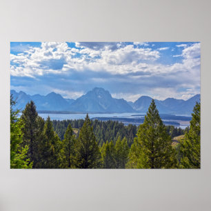 Poster Signal Mountain Summit View, Grand Teton National
