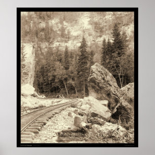 Poster Signal Rock Elk Canyon Black Colinas SD 1890