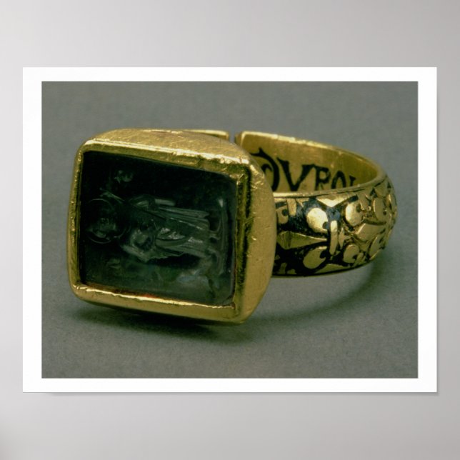 Poster Signet ring do Rei Luís IX de França (Rua Louis) (Frente)