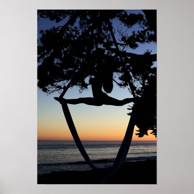 Poster Silas aéreas na vertical sunset (Frente)