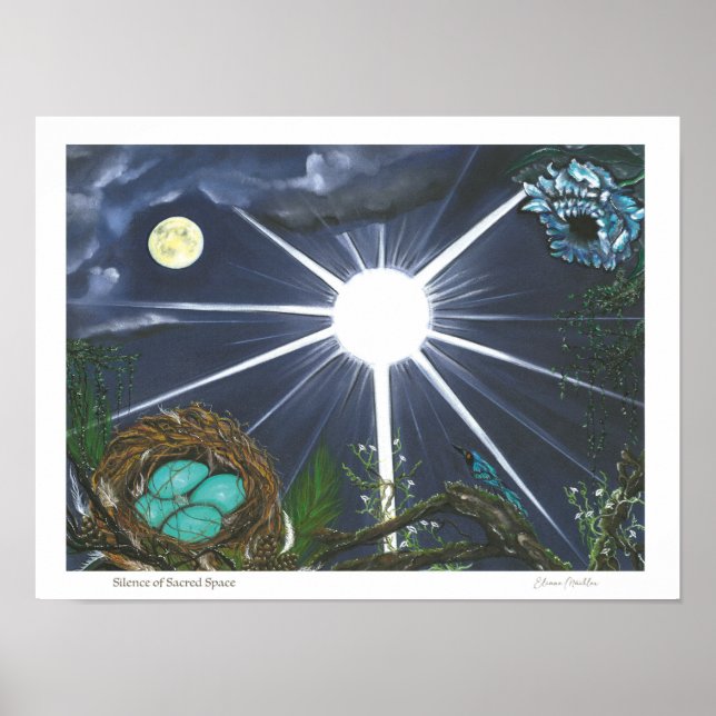 Poster Silence of Sacred Space (Frente)