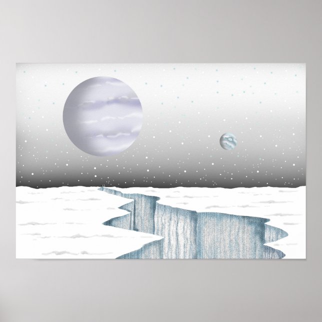 Poster Silêncio de uma estrela congelada. (Frente)