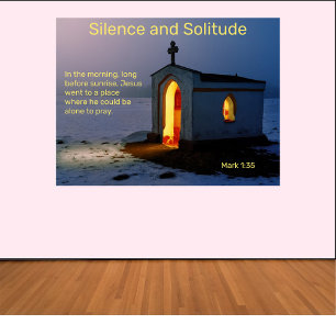 Poster Silêncio e Solidão