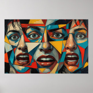 Poster Silêncio Fraturado. Retrato de uma mente destruída