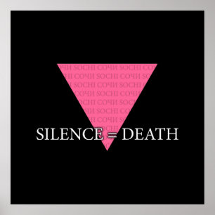 Poster Silêncio = Morte