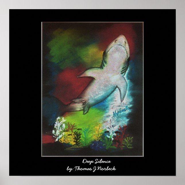 Pôster Silêncio profundo de Thomas J Norbeck (Frente)