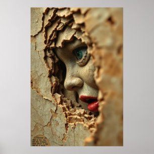 Poster Silêncio rachado: Verdade Porcelana