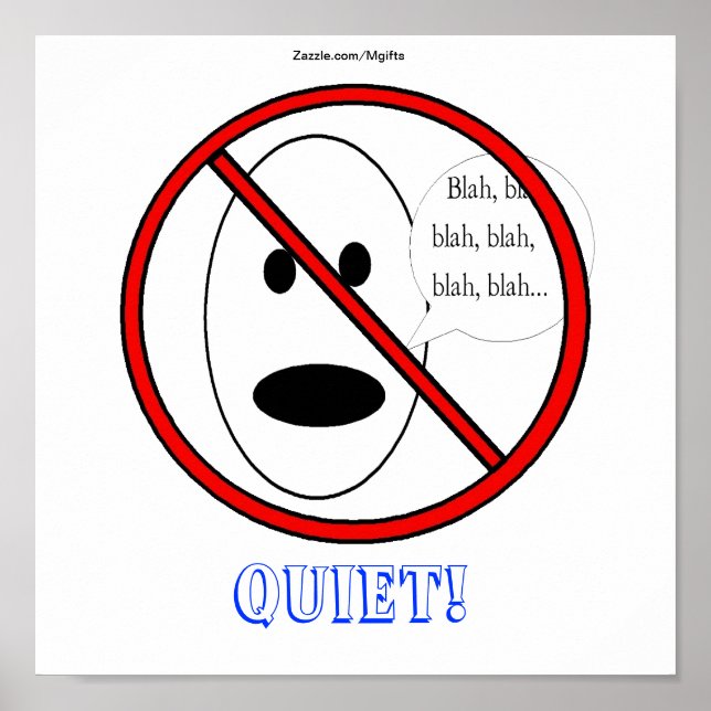 Pôster Silencioso (Frente)