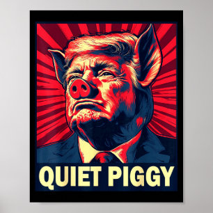 Poster Silencioso Ggy Engraçado Silencioso Ggy Retro Vint
