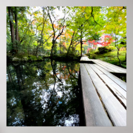 Poster Silent Passage — Wabi-Sabi Reflection Photo art