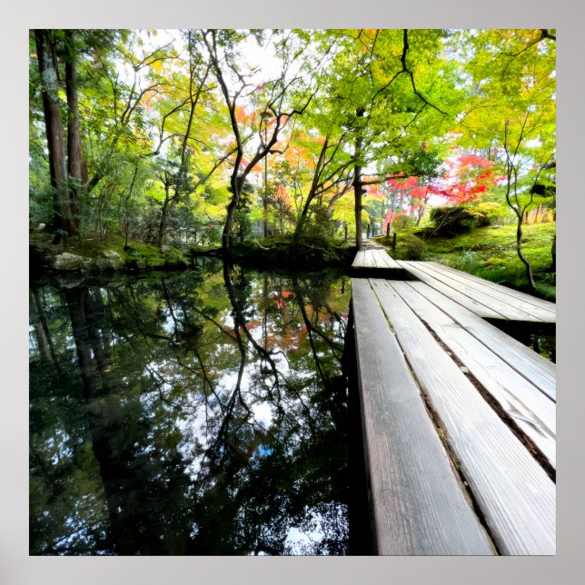 Poster Silent Passage — Wabi-Sabi Reflection Photo art (Frente)