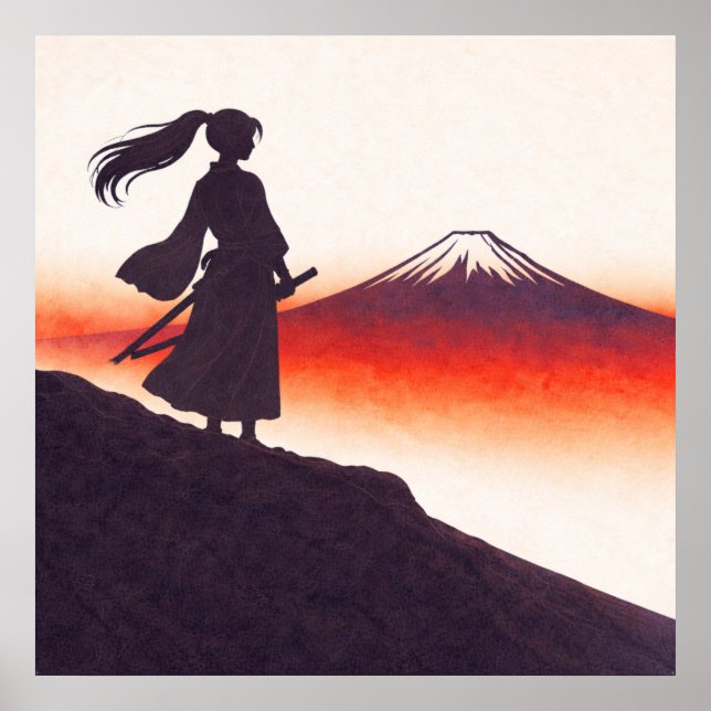 Poster Silent Samurai – The Feminine Shadow: Horizon (Frente)