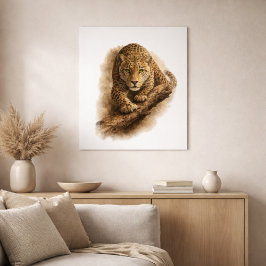 Poster Silent Stalker — African Leopard