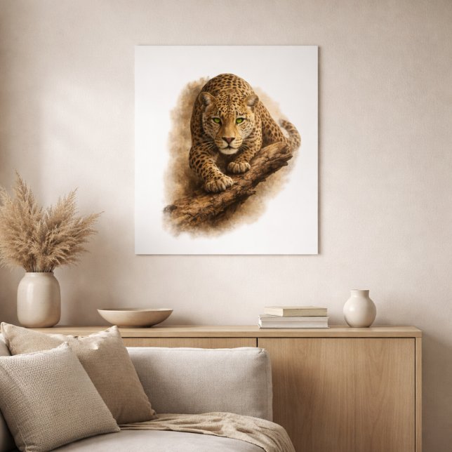 Poster Silent Stalker — African Leopard (Criador carregado)