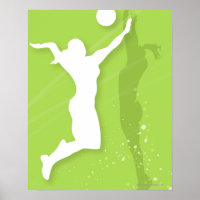 Silhouette de duas mulheres jogando voleibol