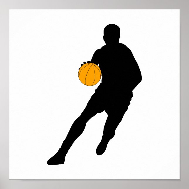 Poster Silhouette Dribble (Frente)