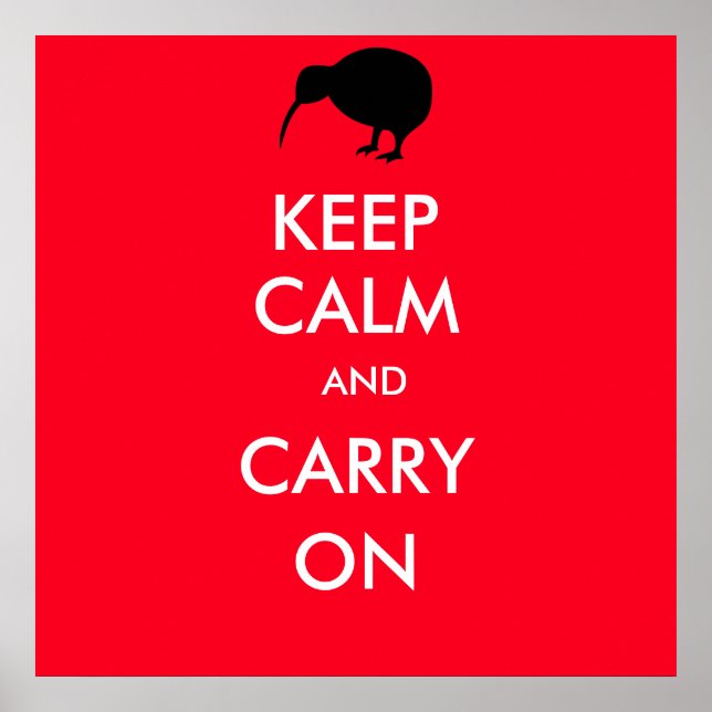 Pôster Silhouette KIWI (Frente)