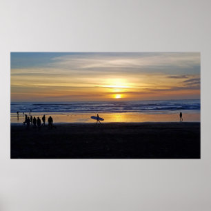 Pôster Silhouettes by the Bay