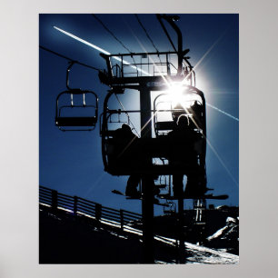 Poster Silhueta "68" do Sunburst