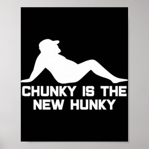Poster Silhueta Dad Bod Chunky é o Novo Dadbod Sarado