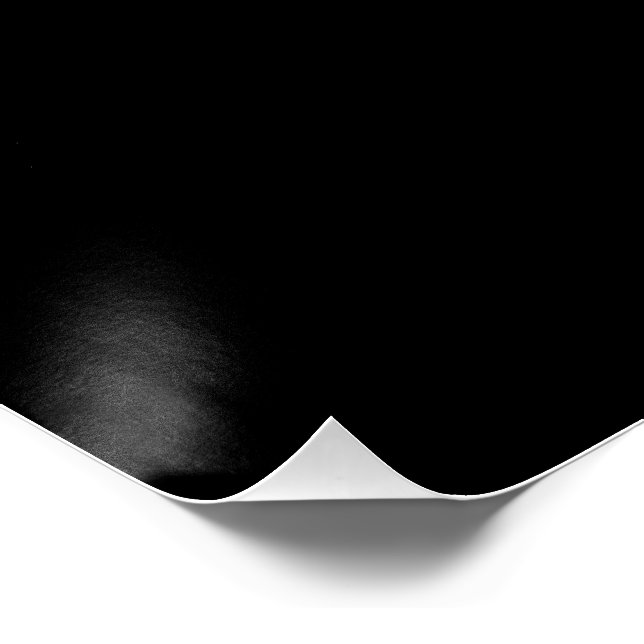 Pôster Silhueta de Gato Preto Minimalista (Canto)