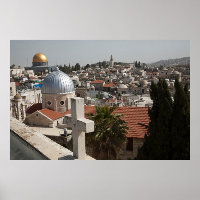 Poster Silhueta de Jerusalém Antiga (Frente)