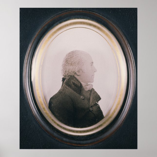 Poster Silhueta do Major Lewis pintada em Convex (Frente)