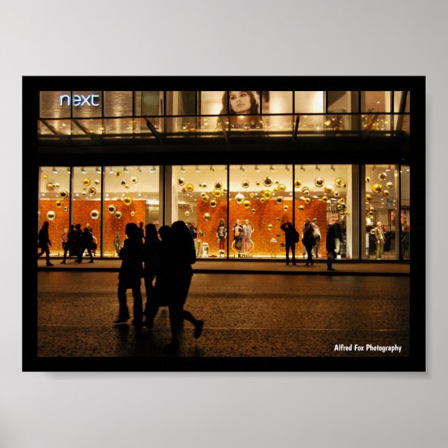 Poster Silhuetas de Highstreet (Frente)