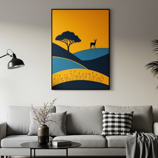 Poster Silhuetas Serenas (Criador carregado)