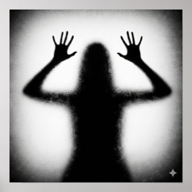 Poster Silhuette on Fosco Glass (Frente)