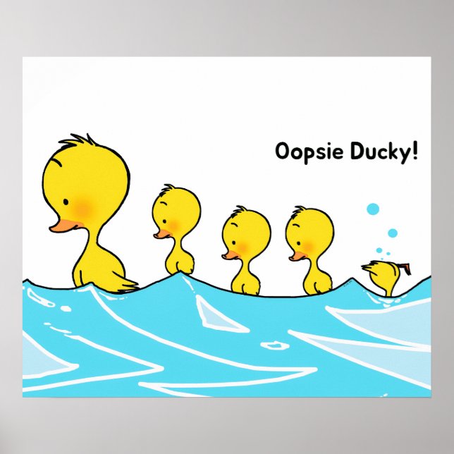 Poster Silly Duckling Makes a Splash (Frente)