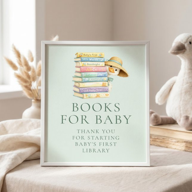 Poster Silly Goose Sage Livros para Sinal de Chuvada de B (Criador carregado)
