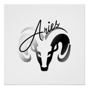 Pôster Silver Aria o Ram Zodiac