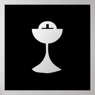 Pôster Silver Chalice e Host