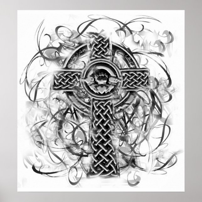 Pôster "Silver Claddagh Cross" Sarah Doherty 2008 (Frente)