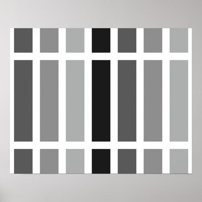 Poster Silver Gray Hues (Frente)