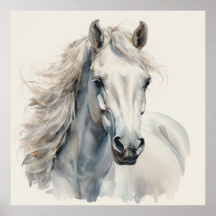 Poster Silver Spirit Horse